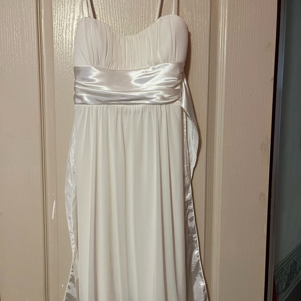 Speechless White Midi Dress